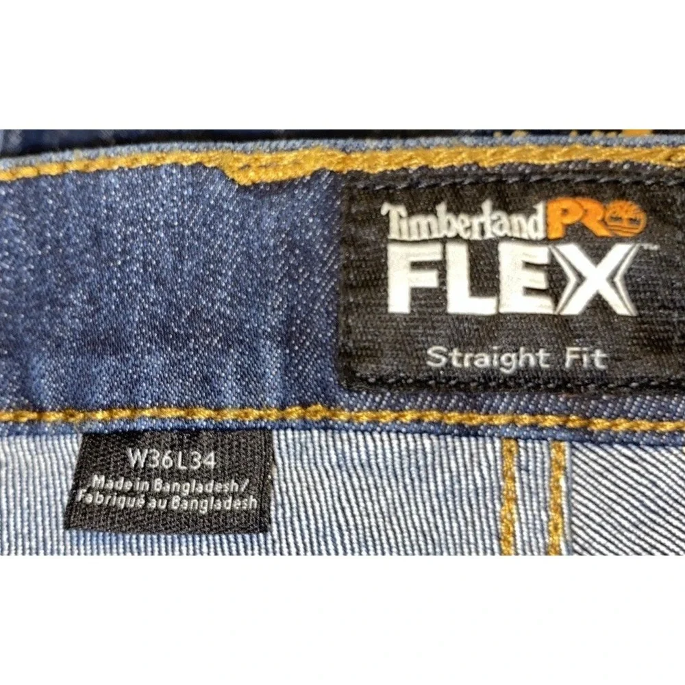 timberland Pro Flex Straight Fit Men's‎ Jeans 36x34